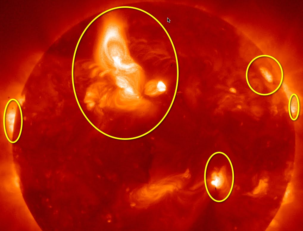 Las explosiones solares, imágenes espectaculares del sol