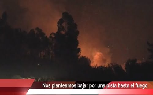Incendios en Galicia 2012 – Reportaje incendio Mondariz 28-03-2012