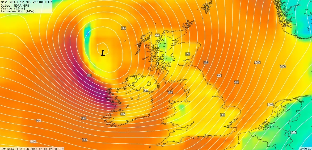 ciclogenesis explosiva