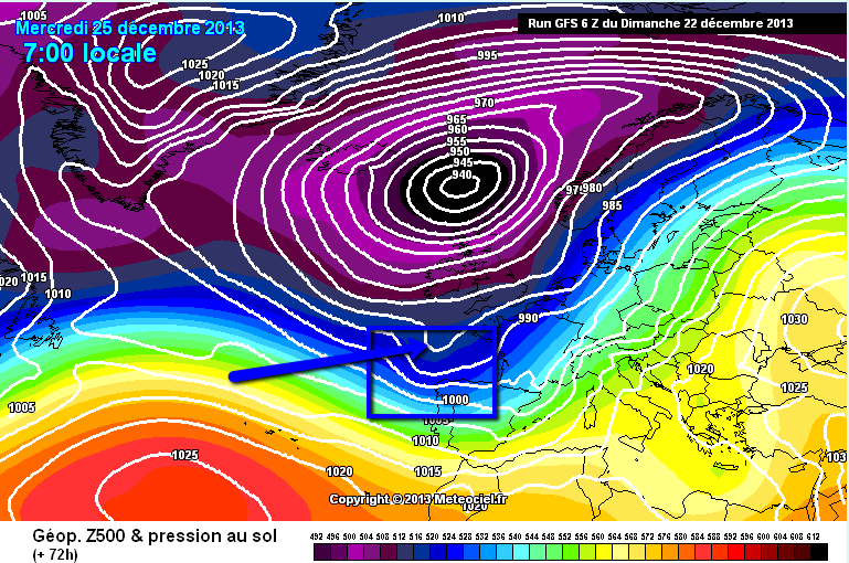 Ciclogenesis explosiva dirk