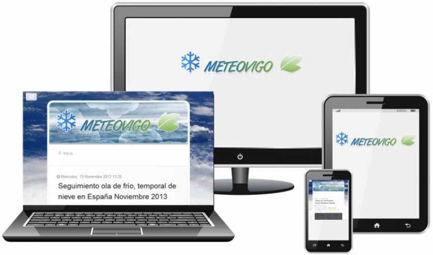 Novedades en la nueva página web de MeteoVigo