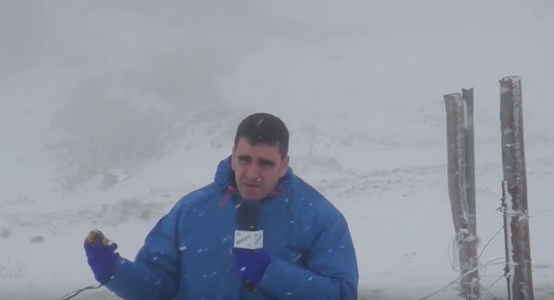 Reportaje del viaje a Cabeza de Manzaneda en busca de nieve, temporal HELMUT, 5 de Enero 2016