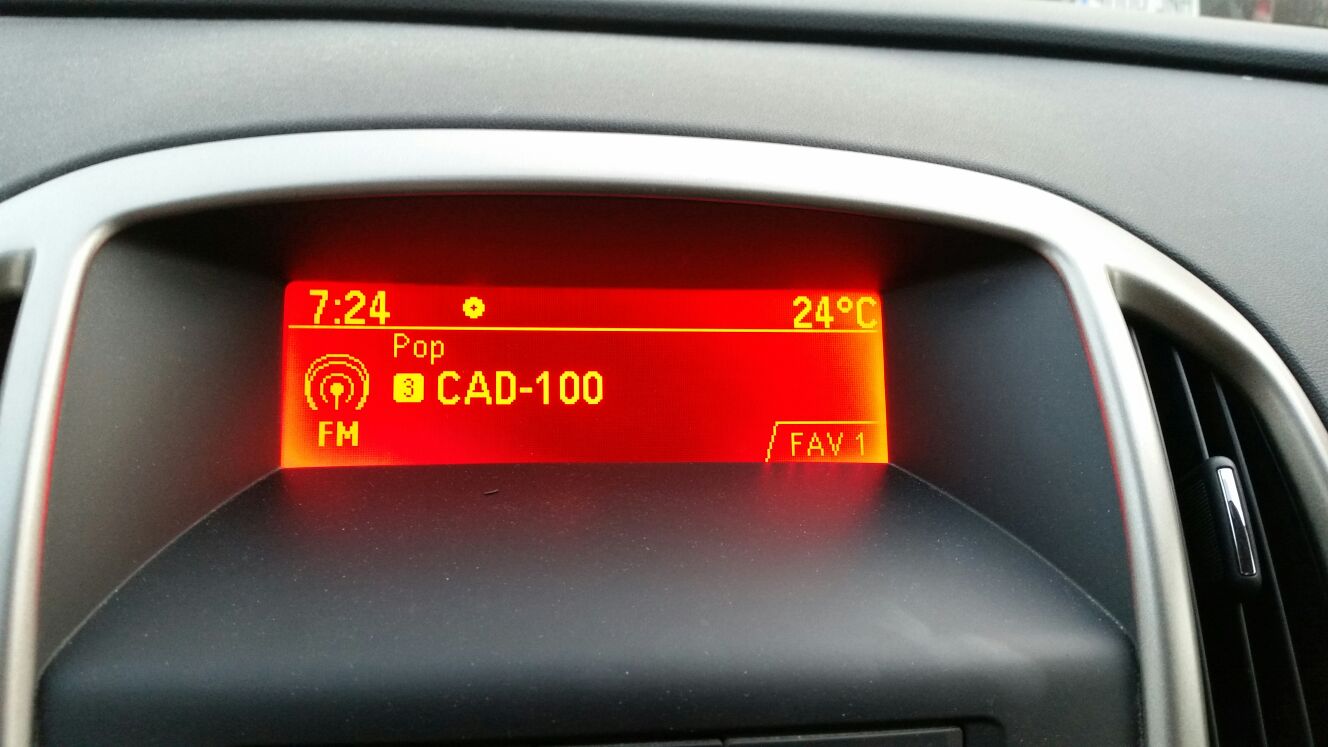 Foto termómetro coche