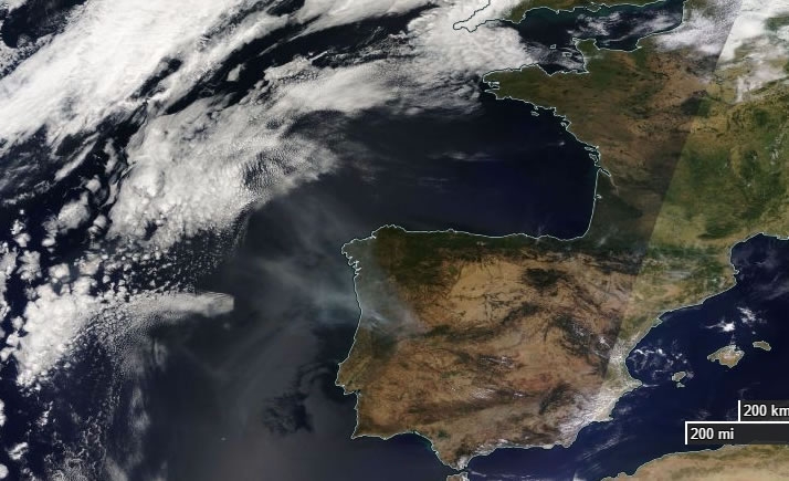 Tendencia a inestabilizarse la atmósfera en la península, regresan las lluvias a Galicia