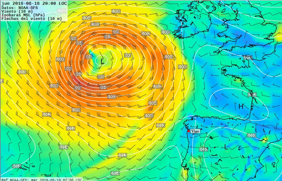 Primer aviso del Atlántico, Ciclogénesis rápida o ¿Explosiva? al Oeste de Europa
