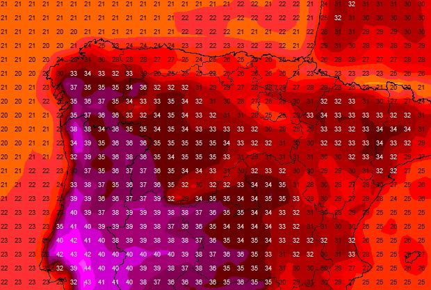 “Arde Galicia”, temperaturas récord de más de 44º e incendios forestales