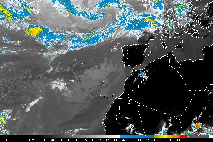 Noticia Flash – Un frente Atlántico traerá lluvias y tormentas al tercio norte el Jueves