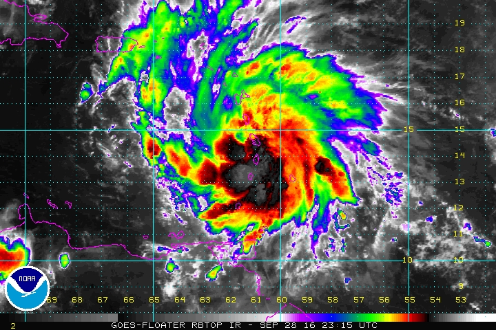 Seguimiento huracán MATTHEW, el Caribe se prepara para su llegada y EE.UU lo vigila de cerca
