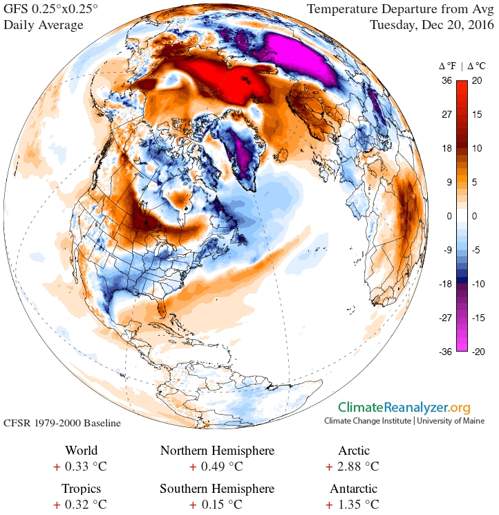 Semanas de tiempo anticiclónico y subida de temperaturas que darán paso al frío invierno 2017