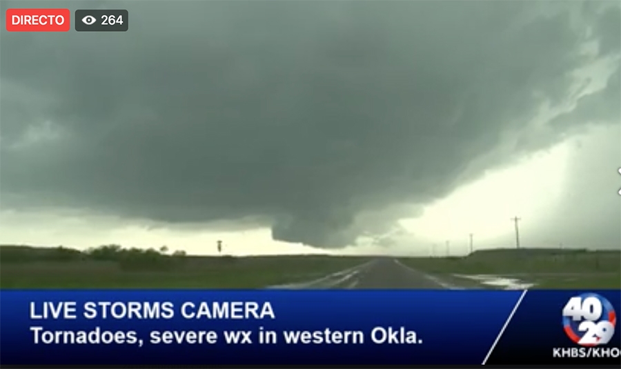 Cazatormentas en directo desde Estados unidos, episodio de tornados