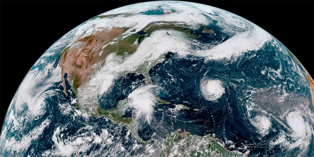 Seguimiento huracán Florence, trayectoria de impacto sobre USA