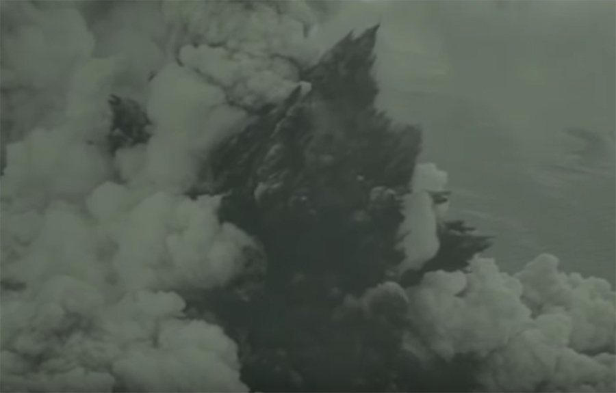 Gran parte de Anak Krakatau se ha derrumbado en el mar – reconstrucción de la erupción