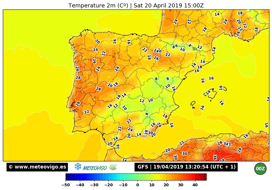 Sábado de verano en el Sur de Galicia y nuevas pulsaciones de inestabilidad a partir del lunes