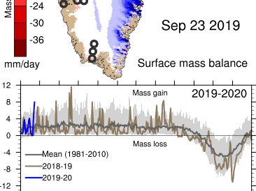 Impresionante aumento de la capa de hielo en Groenlandia