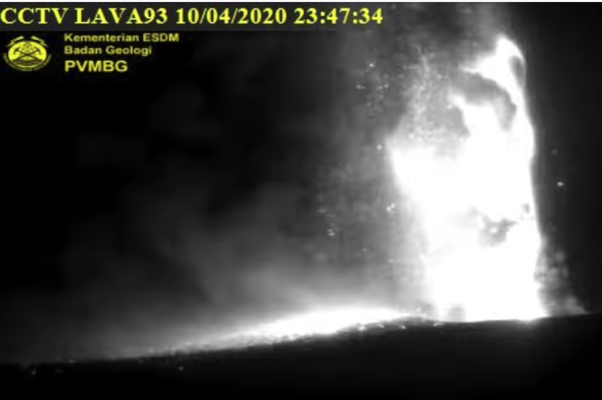 Vídeo Erupción completa Anak Krakatau 10 Abril de 2020