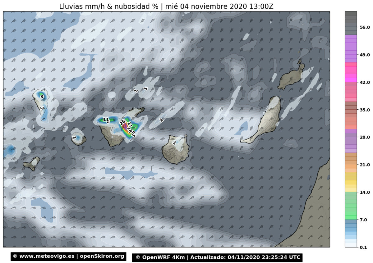 Nuevo mapa modelo WRF Canarias