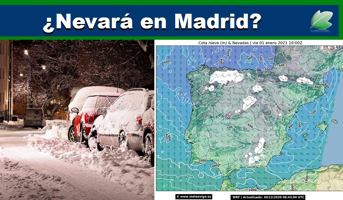 ¿Nevará al nivel del mar o en Madrid? Intentamos responderte