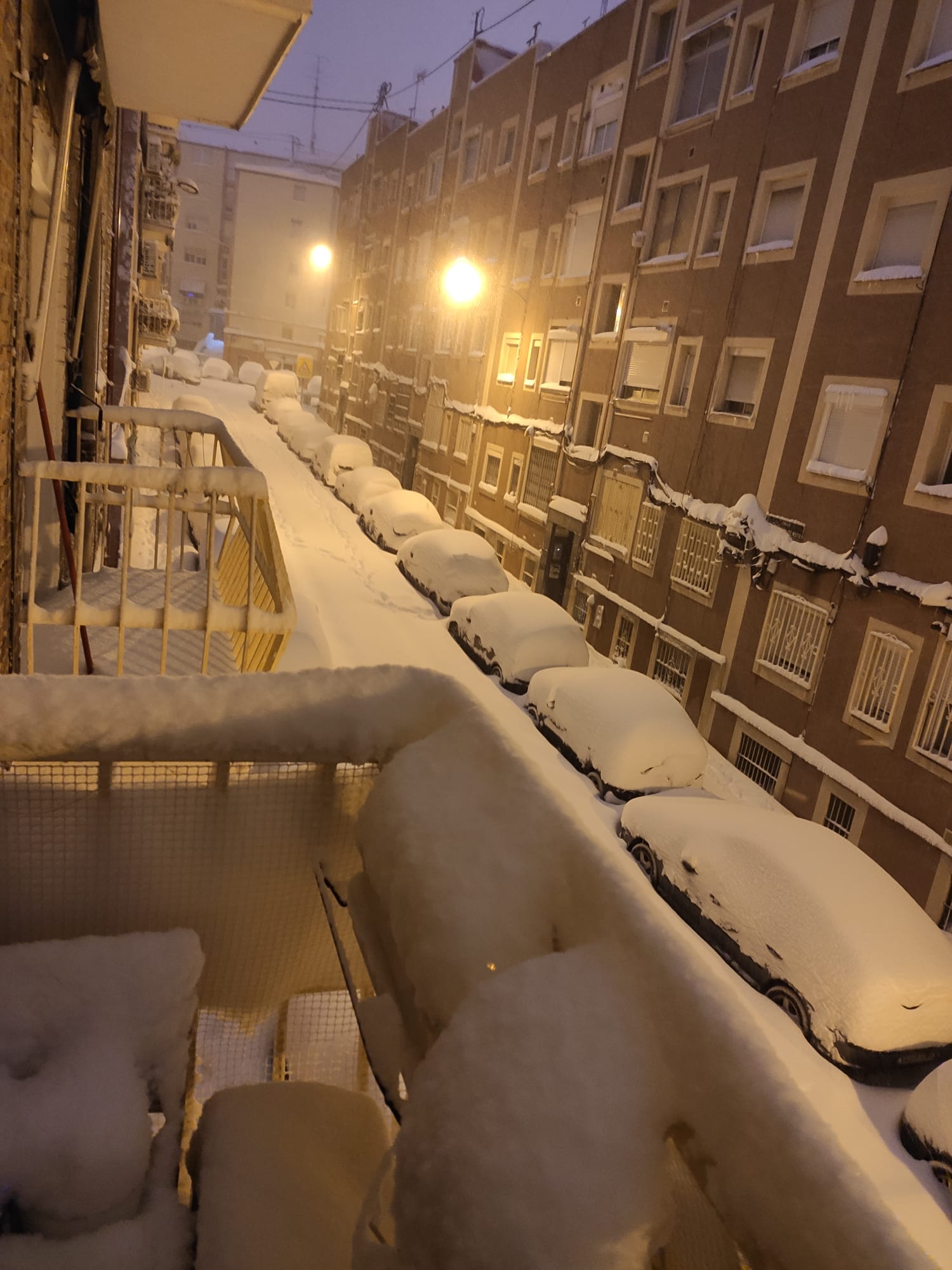 Foto nevada Madrid