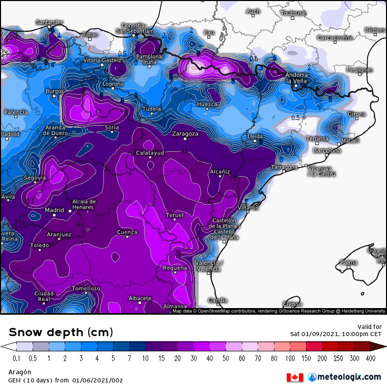 Última hora del temporal de nieve en España; ¿Qué dicen los modelos esta mañana?