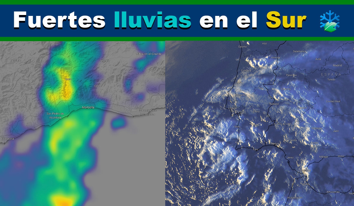 Lluvias muy fuertes en el Sur; más de 100 litros en Ceuta y 80 en Cádiz