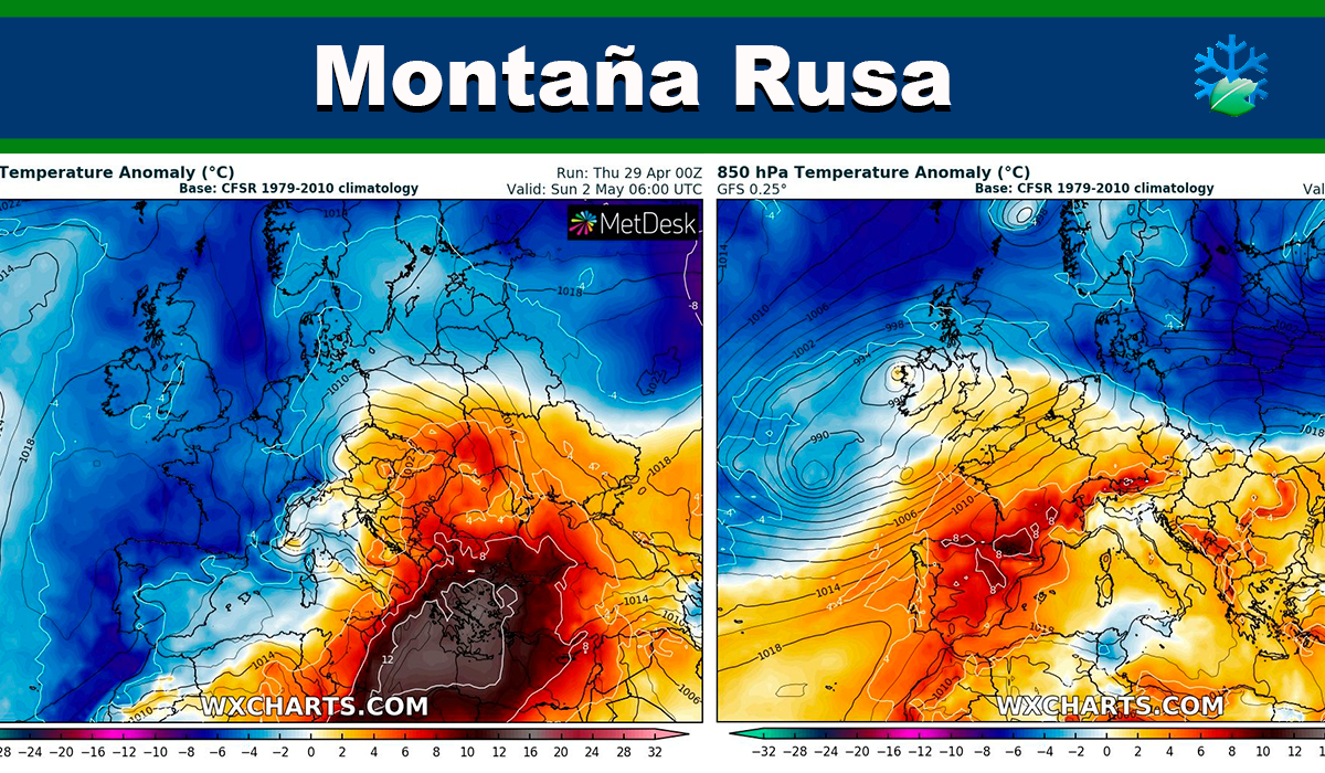 Montaña rusa térmica: Así van a ascender las temperaturas la próxima semana