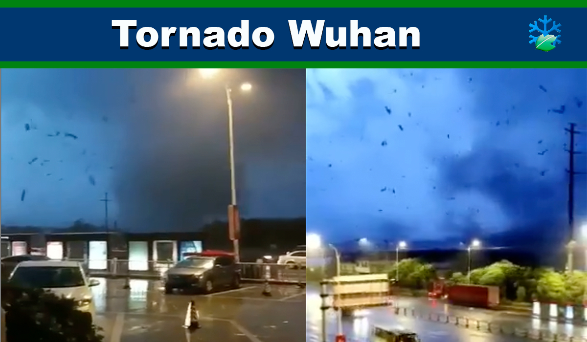 Las tormentas y los tornados arrasan ciudades de China como Wuhan: Vídeos