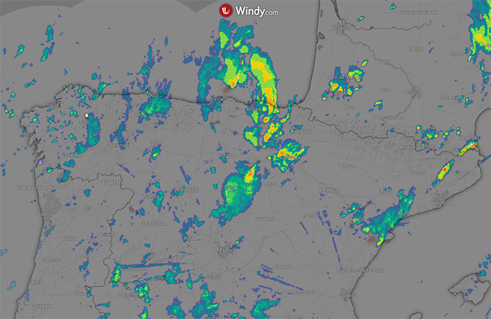 Radar de lluvias Norte