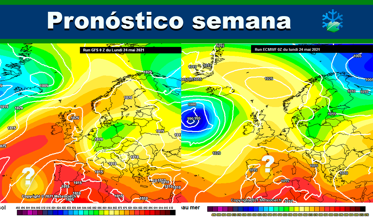 Esta es la semana que nos espera según los modelos: ascensos térmicos y vigilando el Mediterráneo