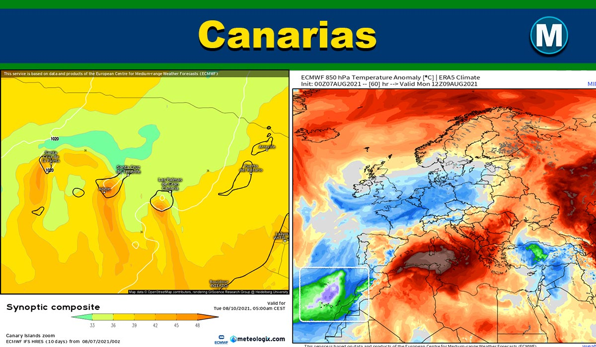 Canarias tendrá temperaturas más bajas de lo habitual durante los próximos 6 días