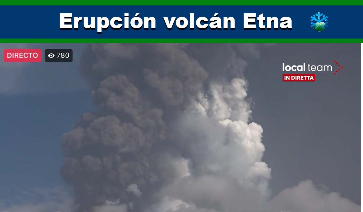 En directo: el volcán Etna aumenta su actividad en una importante erupción