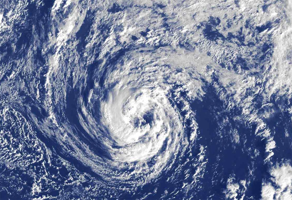 Satélite tormenta tropical Wanda