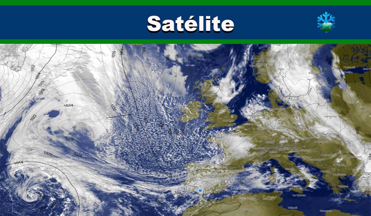 Así está entrando la pulsación de aire frío sobre nuestro país: imágenes de satélite