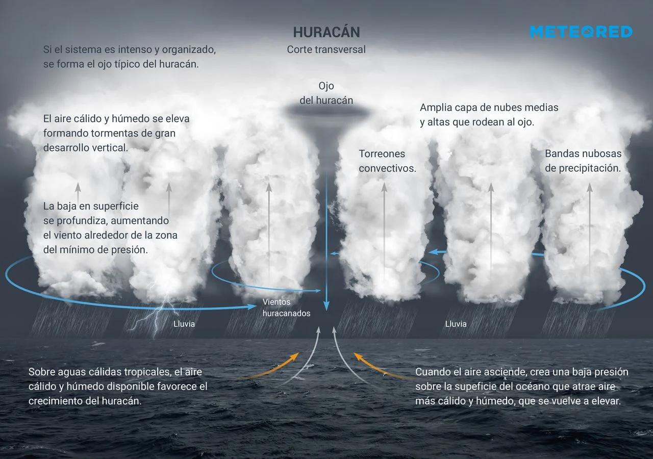 Estructura de un huracán