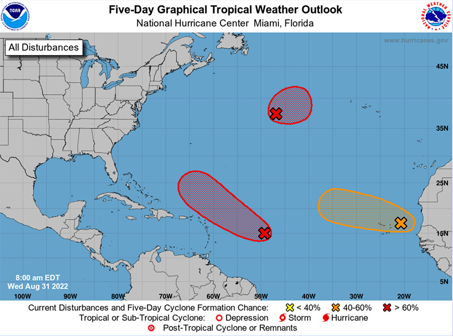 Mapa de huracanes