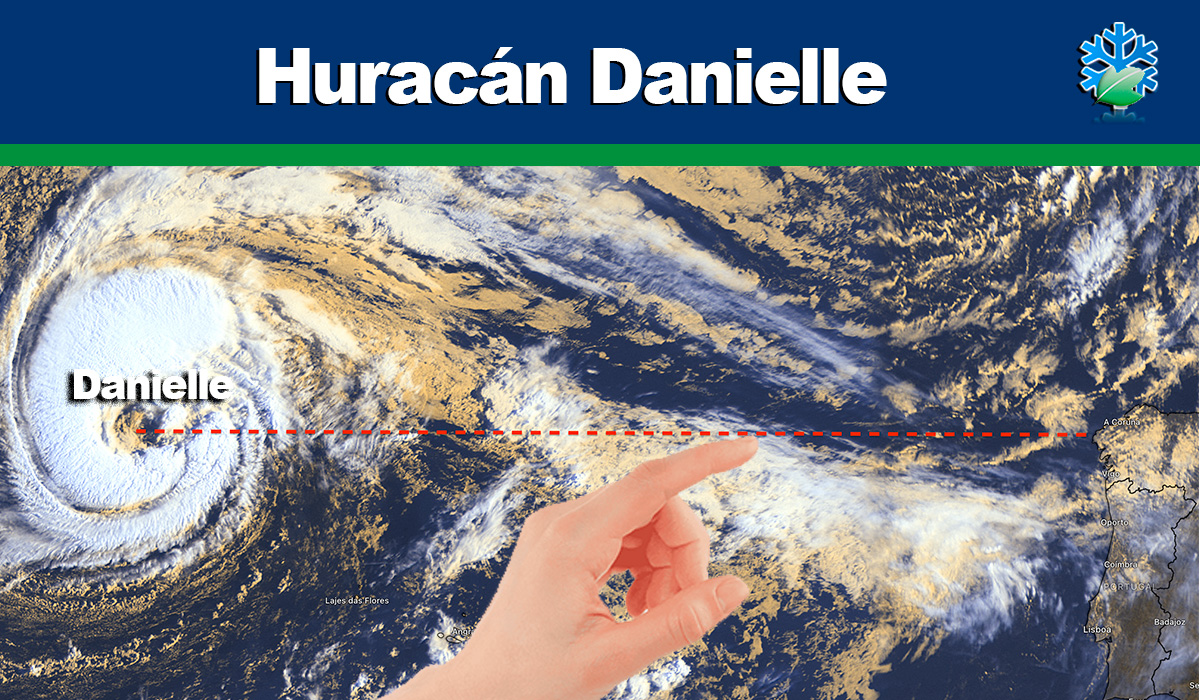 Imágenes de satélite huracán Danielle