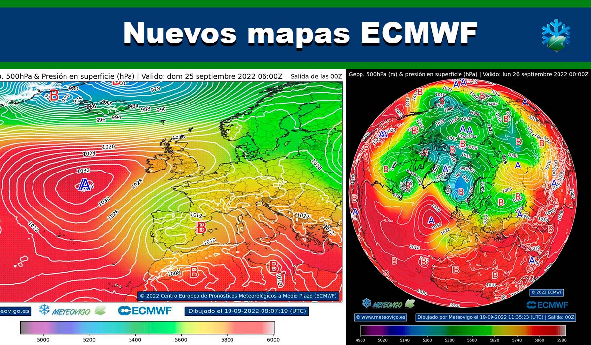 Mapas del modelo ECMWF