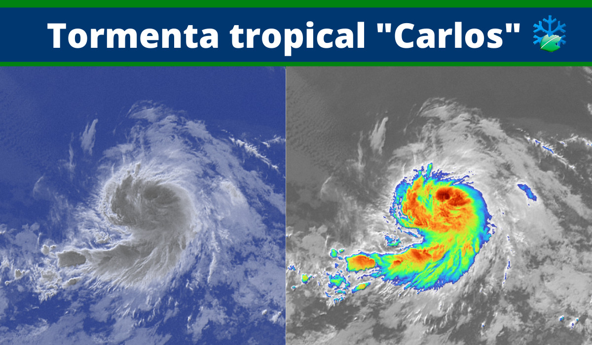 “Carlos”, la tercera tormenta tropical que se forma en el Pacífico Oriental