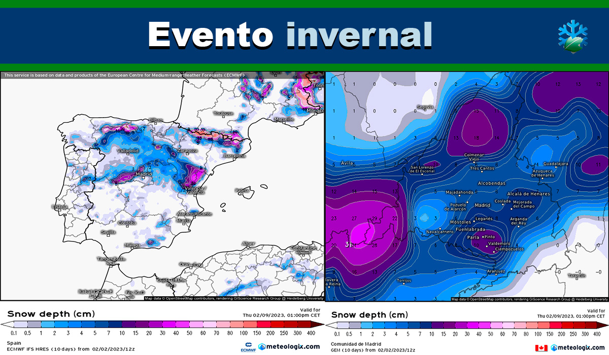 Posible temporal invernal