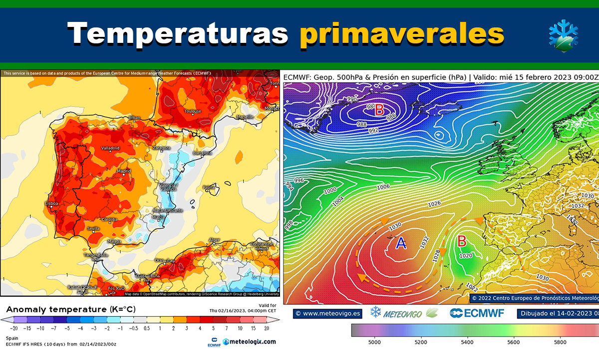 Temperaturas primaverales