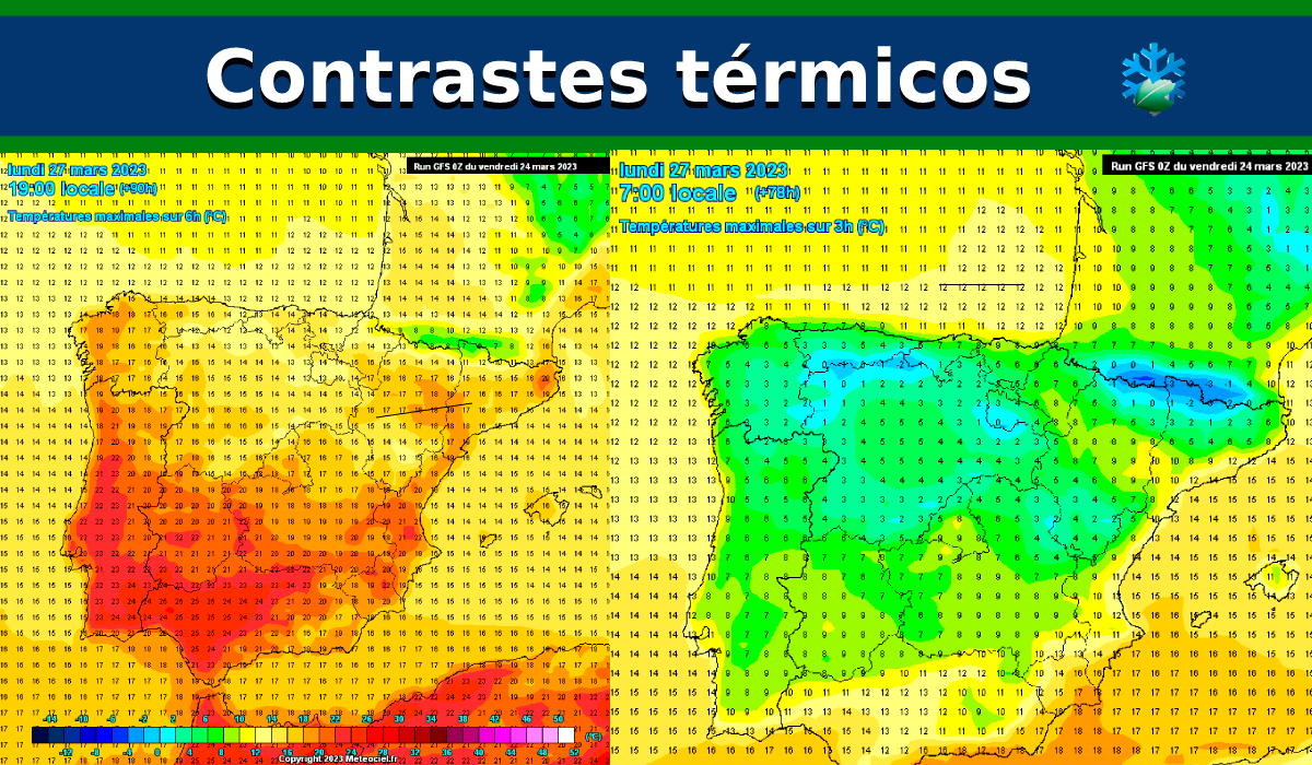 El invierno y en verano al mismo tiempo en España: días de contrastes y amplitudes térmicas