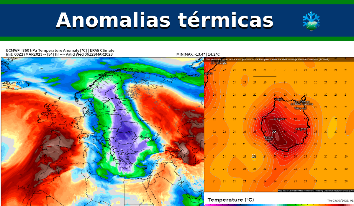 Atención a las anomalías térmicas 🥵 de esta semana: el verano anticipado regresa