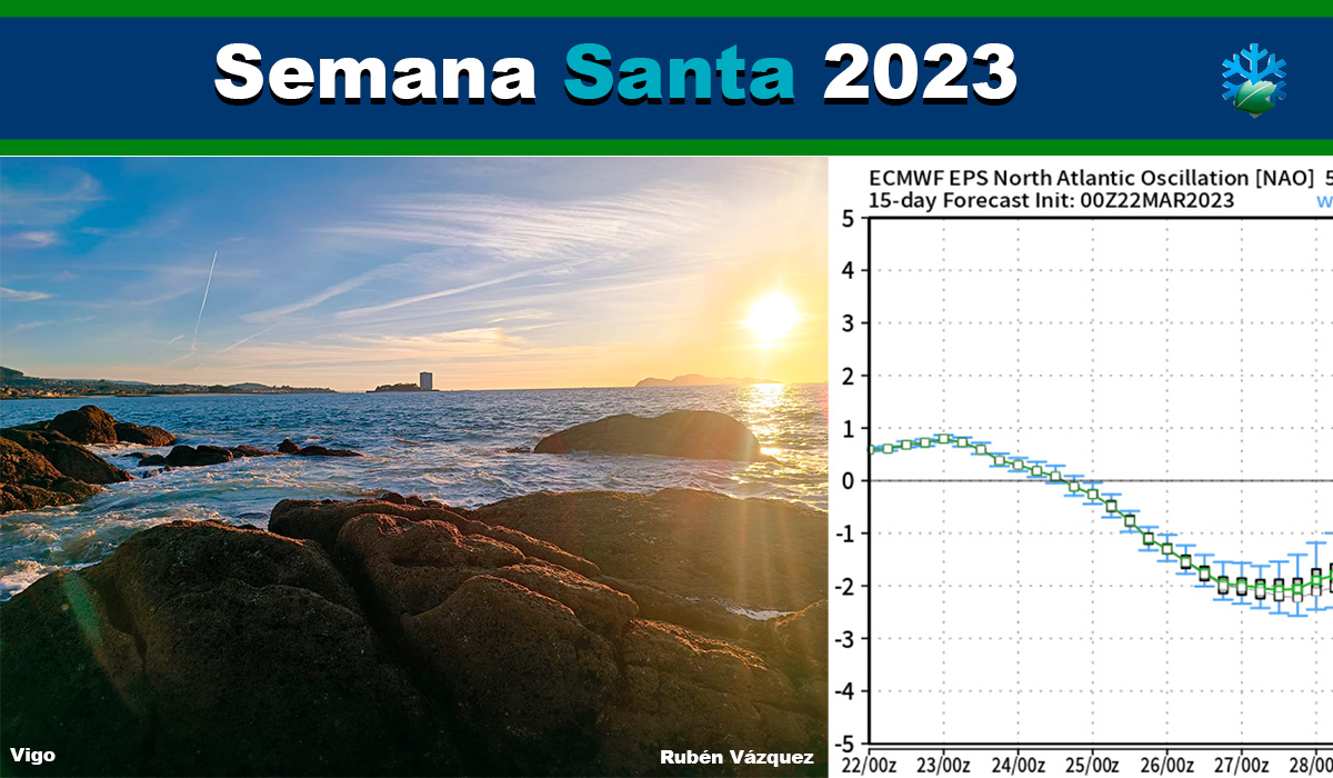 El tiempo en Semana Santa 2023