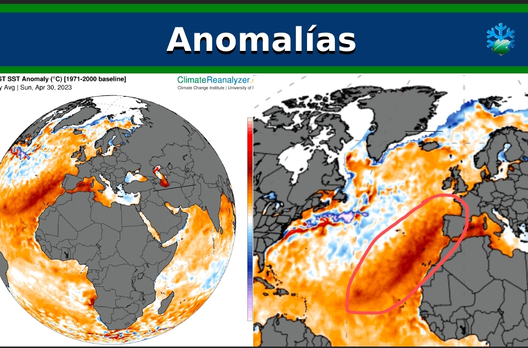 Las impresionantes anomalías térmicas del Atlántico y sus posibles consecuencias