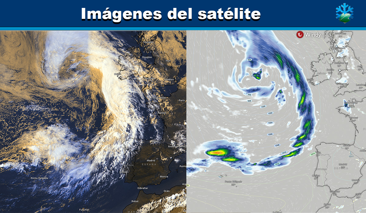Imágenes del satélite