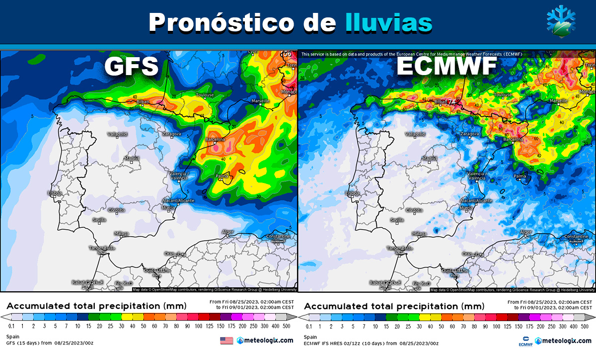 Pronóstico de lluvias