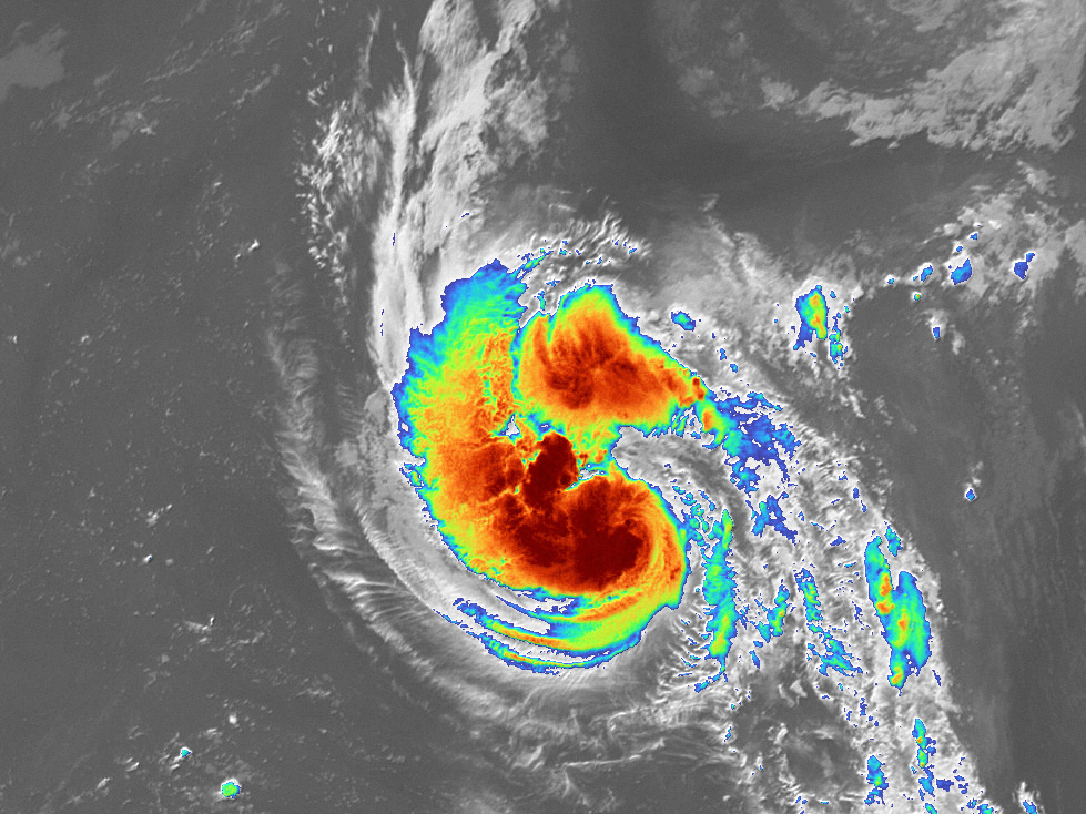 Imágenes de satélite del huracán Nigel