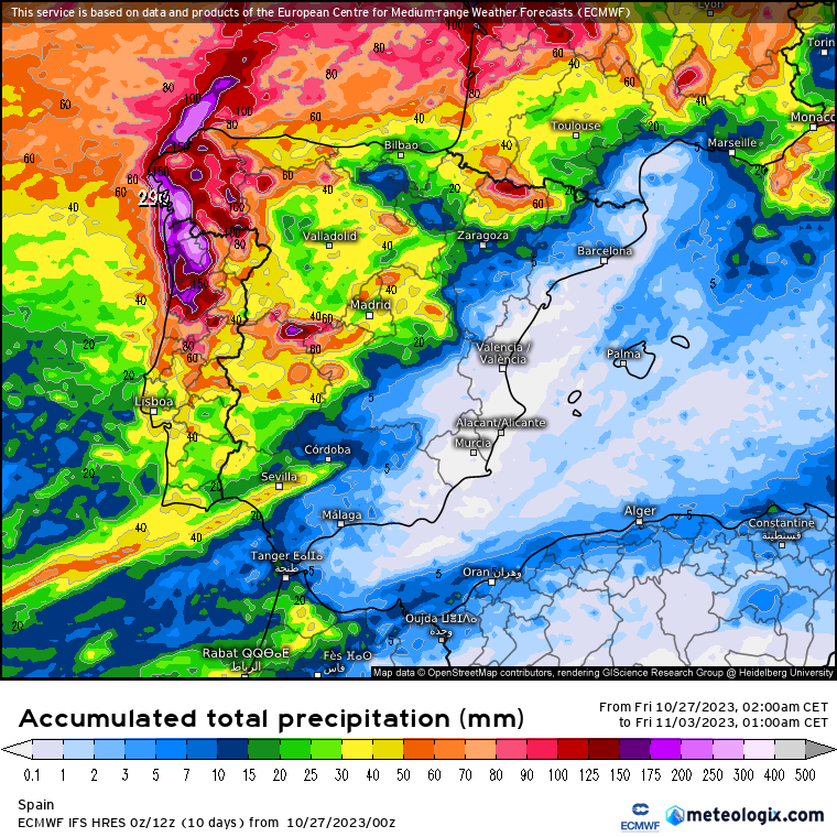 ECMWF lluvias