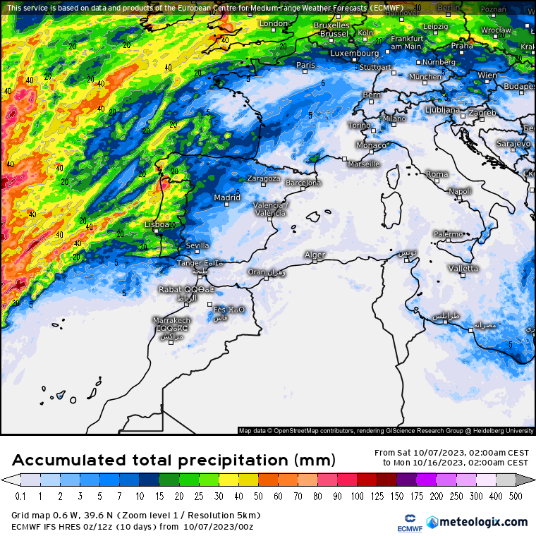 ECMWF lluvias