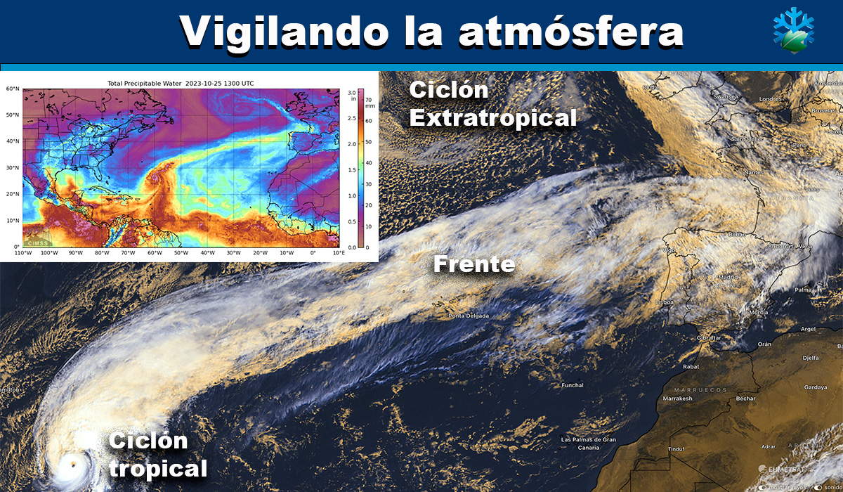 Imágenes de satélite y pronósticos meteorológicos