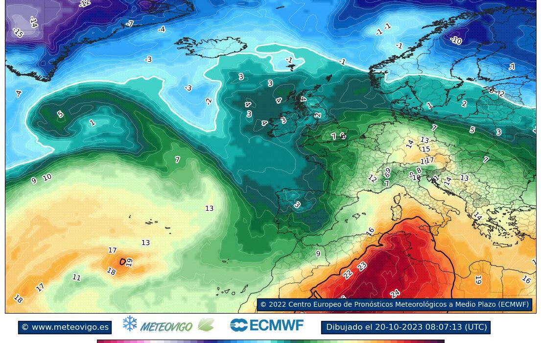 Temperaturas a 850hPa
